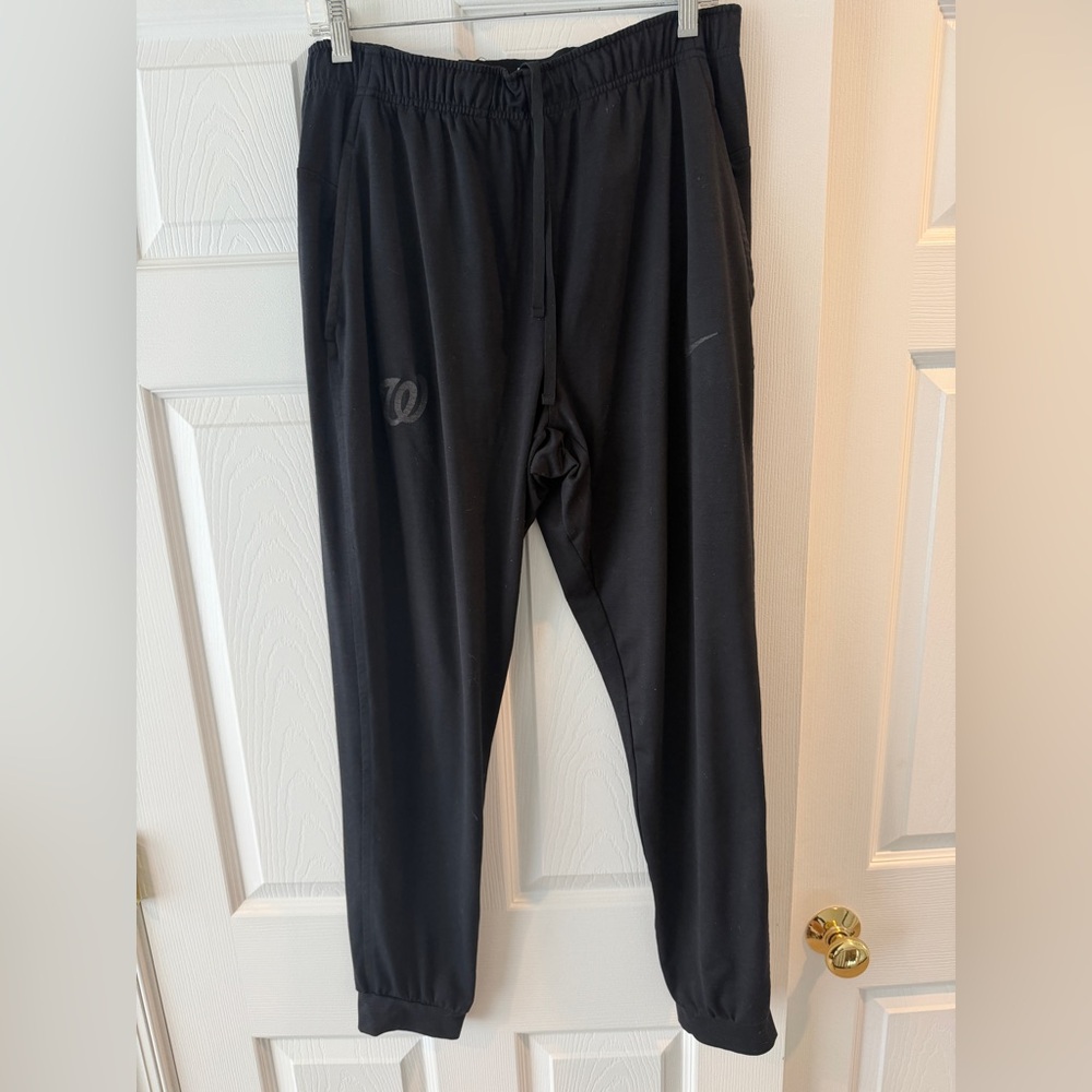 Nike Washington Nationals Travel Performance Pants Black Men's Athletic Pants